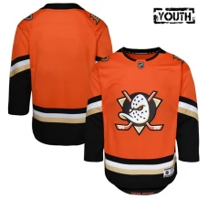 Lasten Anaheim Ducks Blank Pelipaita Oranssi Premier Koti