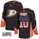 Lasten Anaheim Ducks Corey Perry 10 Pelipaita USA Flag Fashion Musta Authentic