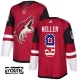 Lasten Arizona Coyotes Clayton Keller 9 Pelipaita USA Flag Fashion Punainen Authentic