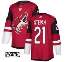 Lasten Arizona Coyotes Derek Stepan 21 Pelipaita Maroon Authentic