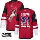 Lasten Arizona Coyotes Derek Stepan 21 Pelipaita USA Flag Fashion Punainen Authentic