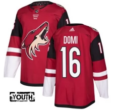 Lasten Arizona Coyotes Max Domi 16 Pelipaita Maroon Authentic