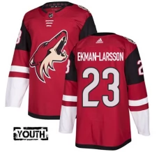 Lasten Arizona Coyotes Oliver Ekman-Larsson 23 Pelipaita Maroon Authentic