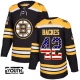 Lasten Boston Bruins David Backes 42 Pelipaita USA Flag Fashion Musta Authentic