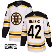 Lasten Boston Bruins David Backes 42 Pelipaita Valkoinen Authentic
