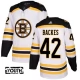 Lasten Boston Bruins David Backes 42 Pelipaita Valkoinen Authentic
