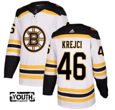 Lasten Boston Bruins David Krejci 46 Pelipaita Valkoinen Authentic