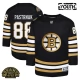 Lasten Boston Bruins David Pastrnak 88 Pelipaita 100th Anniversary Patch Musta Valkoinen Premier Vaihtoehtoinen