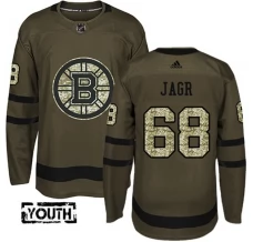 Lasten Boston Bruins Jaromir Jagr 68 Pelipaita Camo Green Authentic