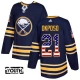 Lasten Buffalo Sabres Kyle Okposo 21 Pelipaita USA Flag Fashion Navy Authentic