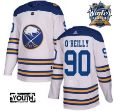 Lasten Buffalo Sabres Ryan O'Reilly 90 Pelipaita 2018 Winter Classic Patch Valkoinen Authentic
