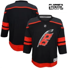 Lasten Carolina Hurricanes Blank Pelipaita Musta Premier Koti