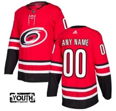 Lasten Carolina Hurricanes Custom Pelipaita Punainen Authentic