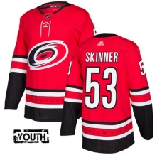 Lasten Carolina Hurricanes Jeff Skinner 53 Pelipaita Punainen Authentic