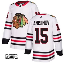Lasten Chicago Blackhawks Artem Anisimov 15 Pelipaita Valkoinen Authentic