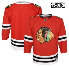 Lasten Chicago Blackhawks Blank Pelipaita Punainen Premier Koti