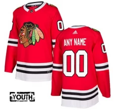 Lasten Chicago Blackhawks Custom Pelipaita Punainen Authentic