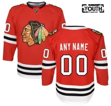 Lasten Chicago Blackhawks Custom Pelipaita Punainen Premier Koti