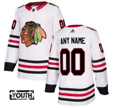 Lasten Chicago Blackhawks Custom Pelipaita Valkoinen Authentic