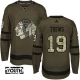 Lasten Chicago Blackhawks Jonathan Toews 19 Pelipaita Camo Green Authentic