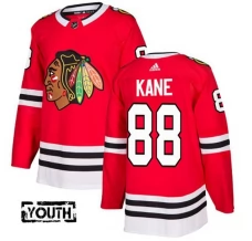 Lasten Chicago Blackhawks Patrick Kane 88 Pelipaita Punainen Authentic