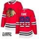 Lasten Chicago Blackhawks Patrick Kane 88 Pelipaita USA Flag Fashion Punainen Authentic