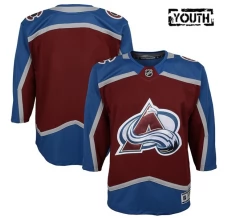 Lasten Colorado Avalanche Blank Pelipaita Burgundy Premier Koti