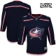 Lasten Columbus Blue Jackets Blank Pelipaita Navy Premier Koti