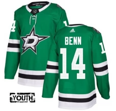 Lasten Dallas Stars Jamie Benn 14 Pelipaita Kelly Green Authentic