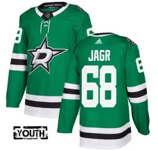 Lasten Dallas Stars Jaromir Jagr 68 Pelipaita Kelly Green Authentic
