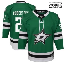 Lasten Dallas Stars Jason Robertson 21 Pelipaita Vihreä Premier Koti
