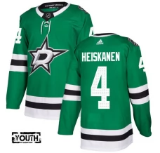Lasten Dallas Stars Miro Heiskanen 4 Pelipaita Kelly Green Authentic