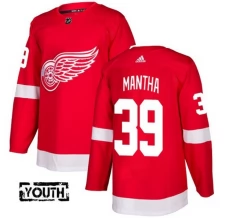 Lasten Detroit Red Wings Anthony Mantha 39 Pelipaita Punainen Authentic