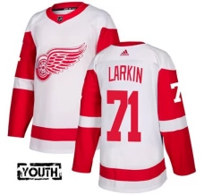 Lasten Detroit Red Wings Dylan Larkin 71 Pelipaita Valkoinen Authentic