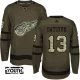 Lasten Detroit Red Wings Pavel Datsyuk 13 Pelipaita Camo Green Authentic
