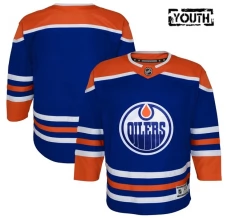 Lasten Edmonton Oilers Blank Pelipaita Royal Premier Koti