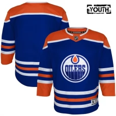 Lasten Edmonton Oilers Blank Pelipaita Royal Premier Koti