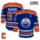 Lasten Edmonton Oilers Connor McDavid 97 Pelipaita Captain Patch Royal Premier Koti