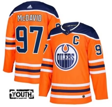 Lasten Edmonton Oilers Connor McDavid 97 Pelipaita Oranssi Authentic