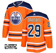 Lasten Edmonton Oilers Leon Draisaitl 29 Pelipaita Oranssi Authentic