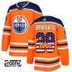 Lasten Edmonton Oilers Leon Draisaitl 29 Pelipaita USA Flag Fashion Oranssi Authentic