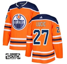 Lasten Edmonton Oilers Milan Lucic 27 Pelipaita Oranssi Authentic