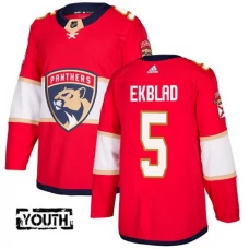 Lasten Florida Panthers Aaron Ekblad 5 Pelipaita Punainen Authentic