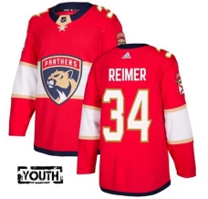 Lasten Florida Panthers James Reimer 34 Pelipaita Punainen Authentic