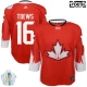 Lasten Kanada Jonathan Toews 16 Pelipaita 2016 World Cup of Hockey Punainen Authentic