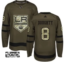 Lasten Los Angeles Kings Drew Doughty 8 Pelipaita Camo Green Authentic