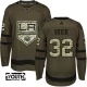 Lasten Los Angeles Kings Jonathan Quick 32 Pelipaita Camo Green Authentic
