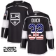 Lasten Los Angeles Kings Jonathan Quick 32 Pelipaita USA Flag Fashion Musta Authentic