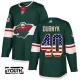 Lasten Minnesota Wild Devan Dubnyk 40 Pelipaita USA Flag Fashion Vihreä Authentic