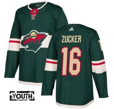 Lasten Minnesota Wild Jason Zucker 16 Pelipaita Vihreä Authentic